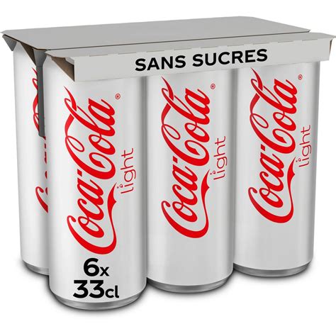 Coca Cola Boisson Gazeuse Aux Extraits V G Taux Light Bo Tes Sleek