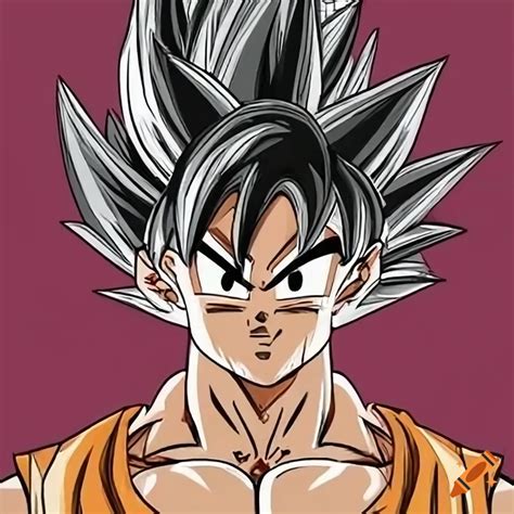 Close Up Of Goku From Dragon Ball On Craiyon