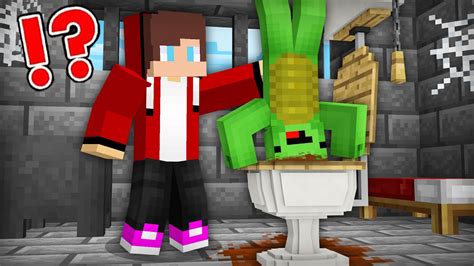 Mikey Jj Escape From The Security Prison In Minecraft Maizen Mazien