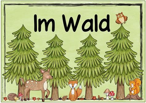 Themenplakat "Im Wald" Das nächste Plakat zum Sachunterrichtsthema