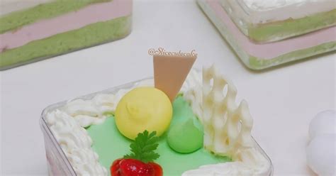 Resep Pandan Cake Box Dan Cream Strawberry Dessert Box Oreo Birthday