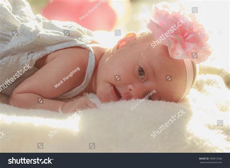 Little Girl Foreigner Baby Lying On Stock Photo 780815296 Shutterstock