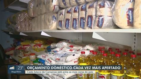 Entenda por que valor da cesta básica em Campinas é o 6º maior do