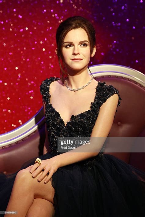 A Wax Figure Of Actress Emma Watson Is Unveiled At Madame Tussauds On