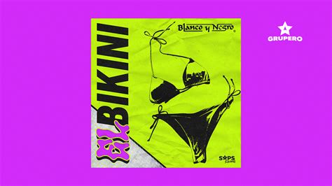 Letra El Bikini Blanco Y Negro