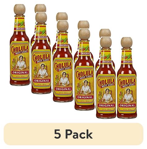 5 Pack Cholula Original Hot Sauce 5 Oz 6 Pack