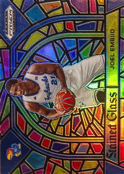 Joel Embiid Prizm Draft Picks Stained Glass Price Guide