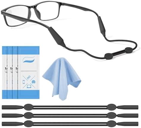 KSACLE Adjustable Glasses Strap Upgrade 4 Pack No Tail Eyeglass