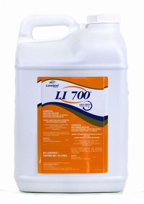 Li 700 Non Ionic Surfactant Loveland Products Forestry Distributing