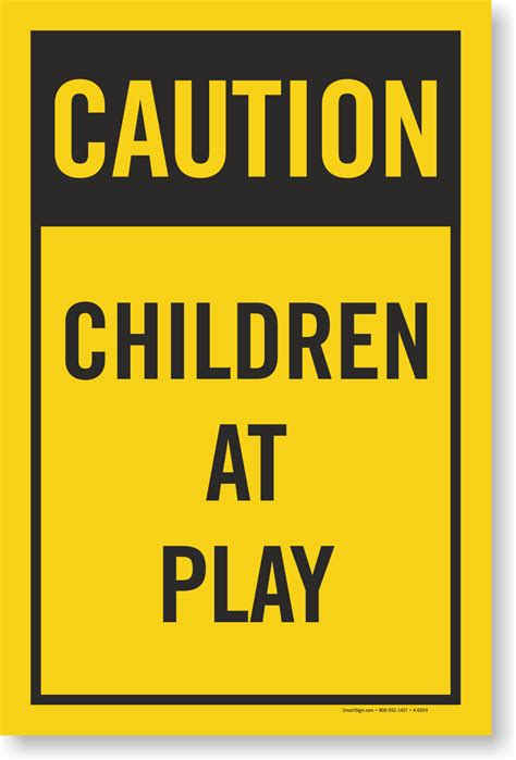 Children At Play Sign | Caution Signs, SKU - K-0354