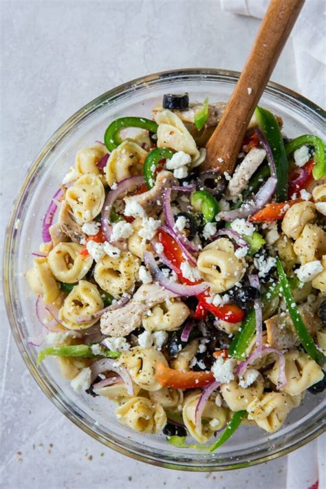 Greek Tortellini Salad Recipe Girl