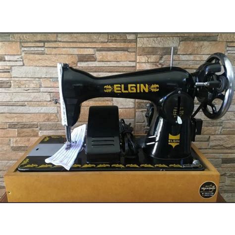 Máquina De Costura Elgin Pretinha Antiga Usada Revisada 220v Shopee