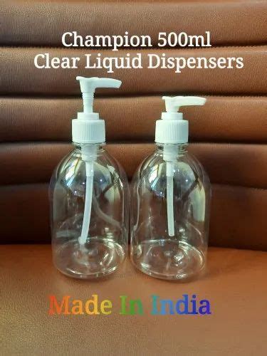 250 And 500 Dispenser Pump Pet Bottle For Liquid At Rs 16 Piece In