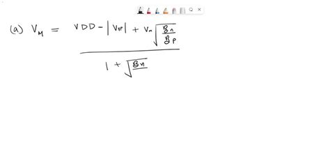 SOLVED Texts Problem 4 For The Inverter Circuit Shown Below Assume