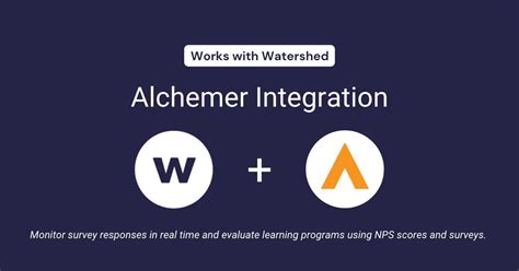 Integrate your Alchemer data with Watershed