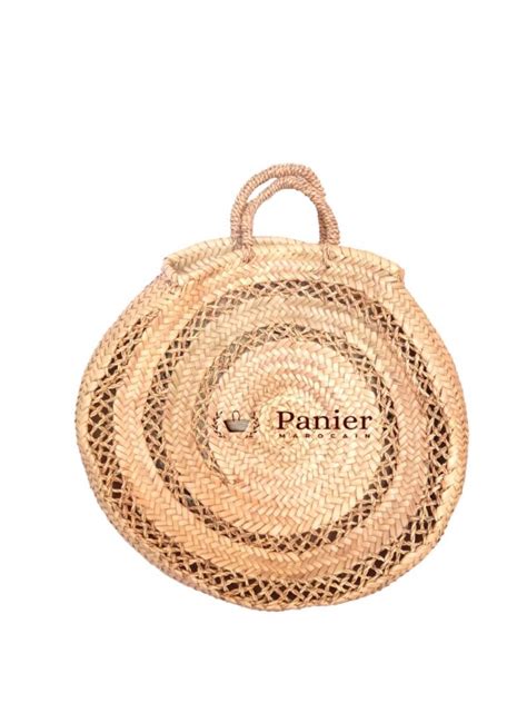 Panier Marocain Tress Rond Grossiste Paniers En Osier Marocains