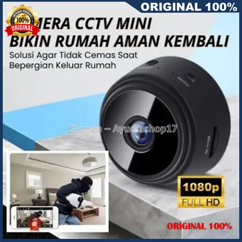 Jual Cctv Mini A Wifi Camera Mini Wireless Kamera Pengintai Konek Hp