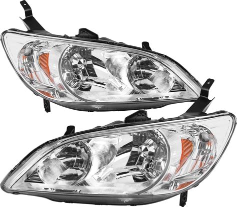 Amazon JSBOYAT Headlight Assembly Replacement For 2004 2005 Honda