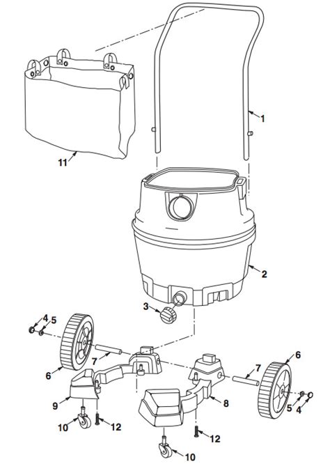 Parts Gallon Wet Dry Vac Ridgid Store