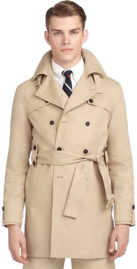 Brooks Brothers Double Breasted Khaki Trench Khaki Trench Khaki Trench