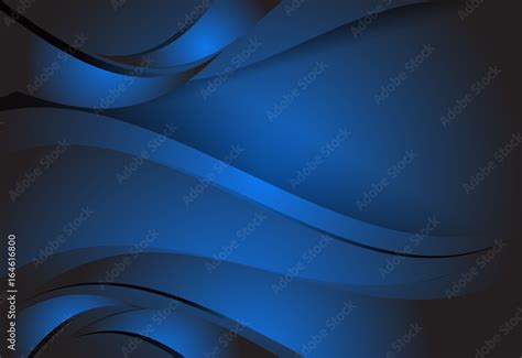 Navy Blue gradient abstract line wavy background Stock Vector | Adobe Stock