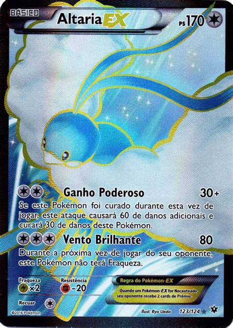 Carta Pokemon Altaria Ex Full Art 123124 Fusão Destino Port R 1299