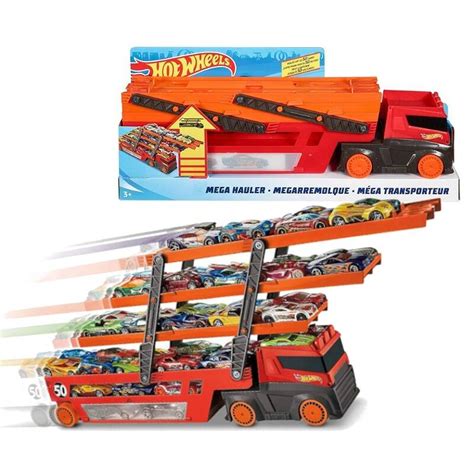 Hot Wheels Gwt Mega Transporter Laweta Zabawki Zestawy Producenci Hot Wheels Mattel