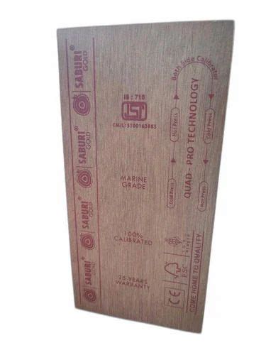 Mm Saburi Gold Wooden Plywood For Furniture At Rs Piece In