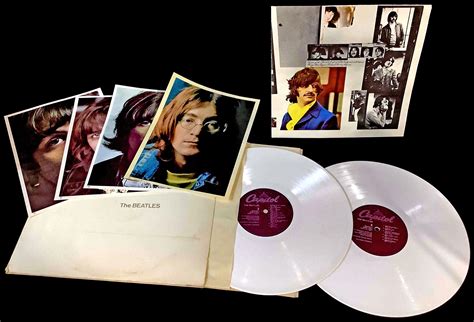 Lot - Beatles White Album, White Vinyl, Poster, Inserts