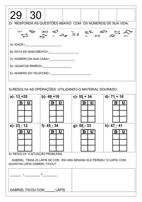 Composição E Decomposição Atividade De Matemática Para Trabalhar 5ef