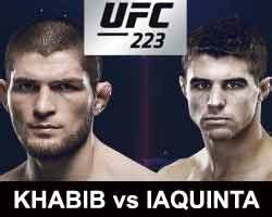 Khabib Nurmagomedov vs Al Iaquinta full fight video UFC 223