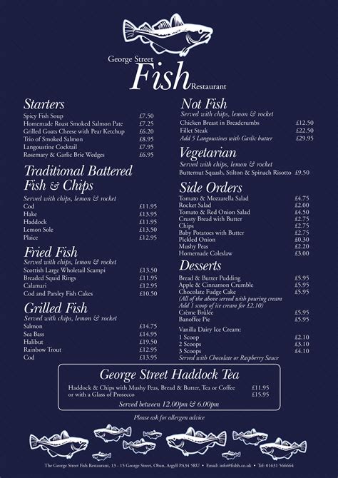 Fish and Chip Shop Oban - George Street Fish & Chips Restaurant