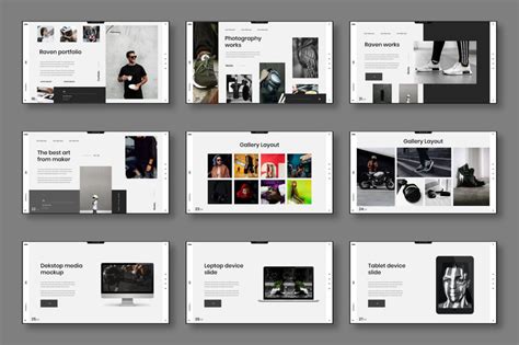 Raven – Business PowerPoint Template - TemplateMonster