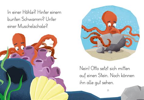 LESEZUG 1 Klasse Otto Oktopus Spielt Verstecken Kinderbuch Und