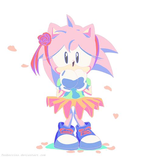 Classic Amy Colourplay By Twoberries On Deviantart Amy The Hedgehog