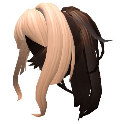 Chic Popstar Hair W Ponytail Blonde Brown Roblox