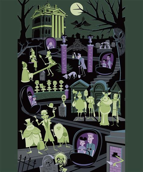 999 Happy Haunts Print By Shag