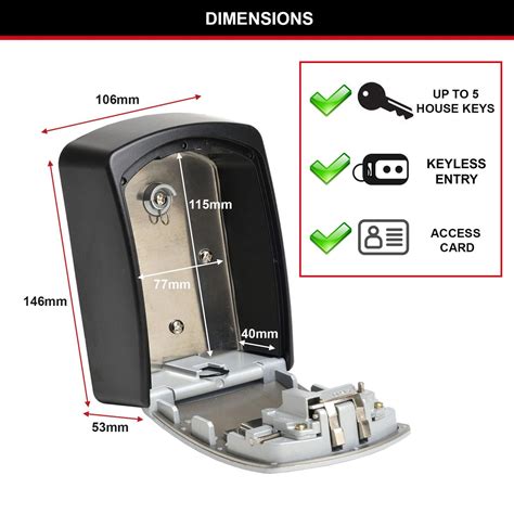 Master Lock Extra Large Wall Mounted Key Safe Bunnings Australia