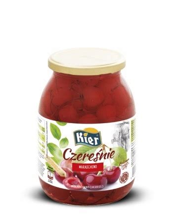 Czereśnie w syropie z szypułką 1200g 585g Kier 13559340559 Allegro pl