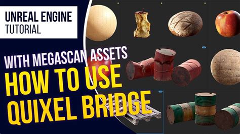 Ue4 Learn How To Use Quixel Bridgemeagascan Contents L Unreal Engine