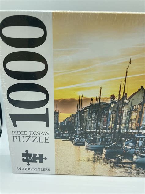 Mindbogglers Hinkler Nyhavn Copenhagen 1000 Piece Jigsaw Puzzle For