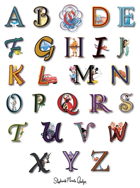 18 Alphabet Disney Font Images - Disney Font Alphabet Letter Printables ...