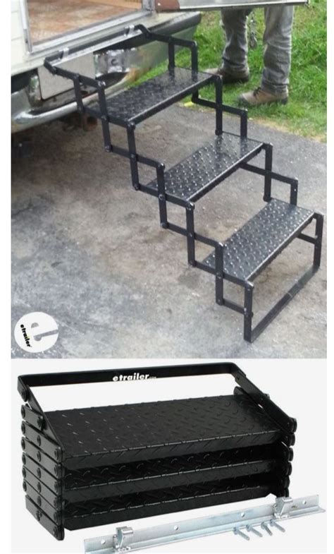 Scissor Steps Great Idea For Camper Trailers Or Caravans Camper