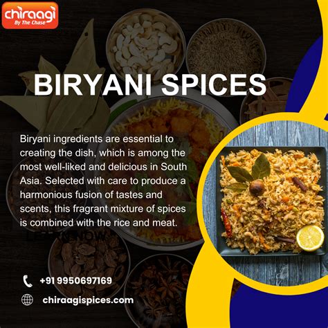 Biryani Spices. Biryani Spices ingredients are… | by chiraagi spices ...