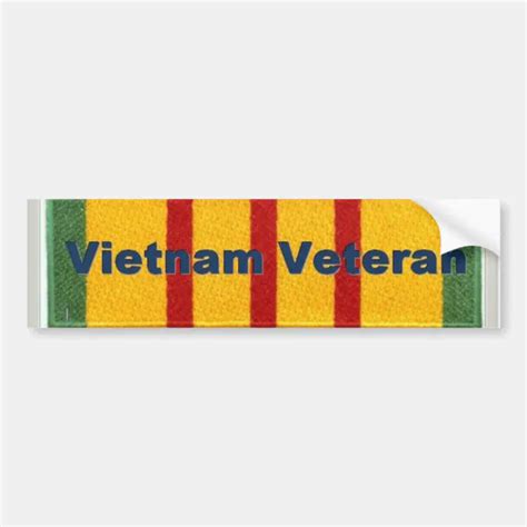 Vietnam Veteran Bumper Sticker Zazzle