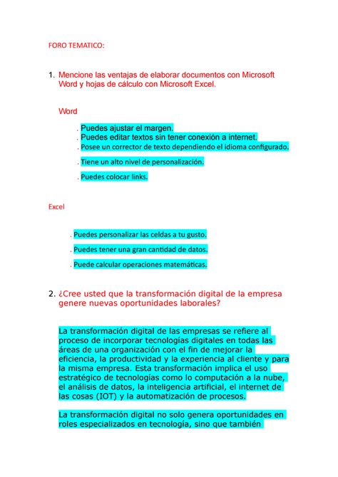 Foro Tematico Senati Foro Foro Tematico Mencione Las Ventajas De