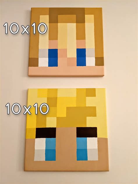 Dream SMP MCYT / Custom Minecraft Head Paintings - Etsy