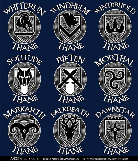 Skyrim Emblems By X Alexiel X On Deviantart