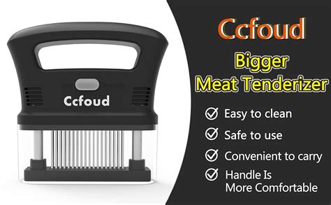 Amazon Ccfoud Meat Tenderizer Bigger Easy To Hold Large Handle