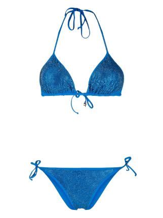 Fisico Crystal Embellished Bikini Set Farfetch